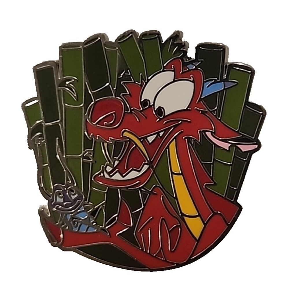 Disney Pin Mulan Mushu Dragon Holding Cri-Kee Cricket Artist Proof Ap 127346